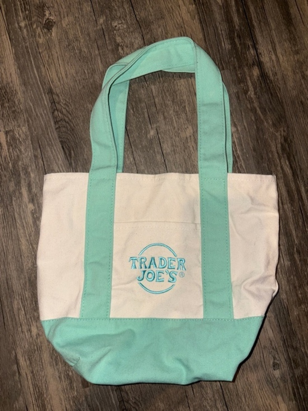 Trader Joe’s mini canvas tote bag